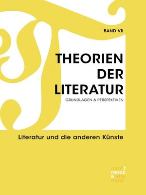 cover image of Theorien der Literatur VII
